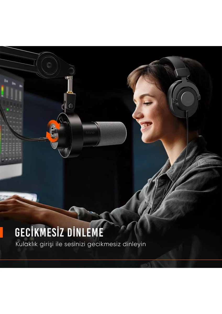 K688 USB - Xlr Dinamik Yayıncı Youtuber Bilgisayar Oyuncu Stüdyo Mikrofonu
